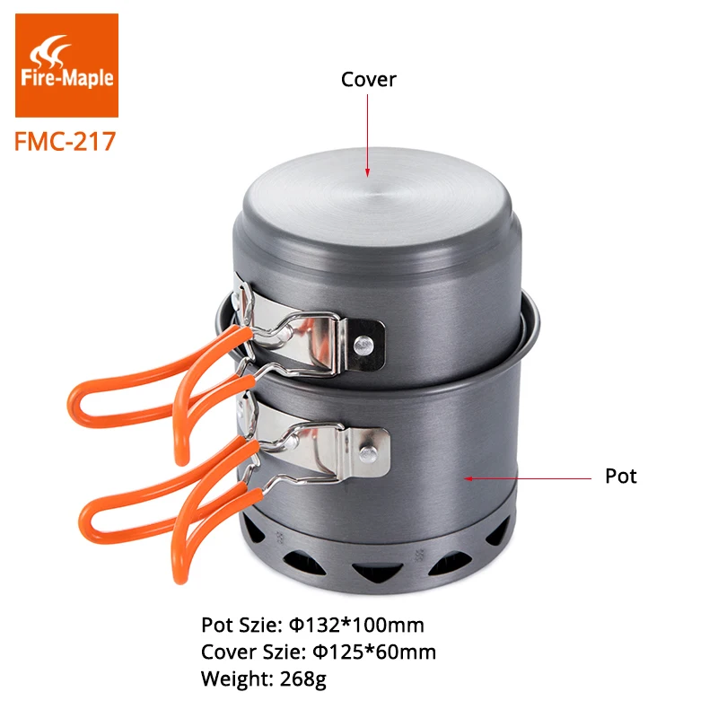 Camping Cooking Pot Set - Set Peralatan Masak Berkemah Maple Api