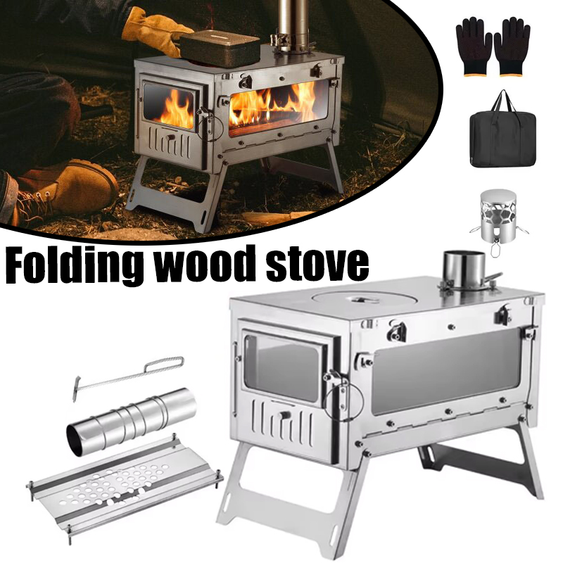 Camping Cooking Burner - Kompor Tenda Portabel Baja Tahan Karat