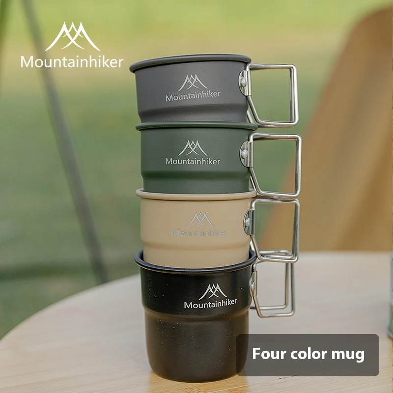 Camping Cooking And Eating Set - Cangkir Berkemah Mountainhiker Cangkir Aluminium Peralatan