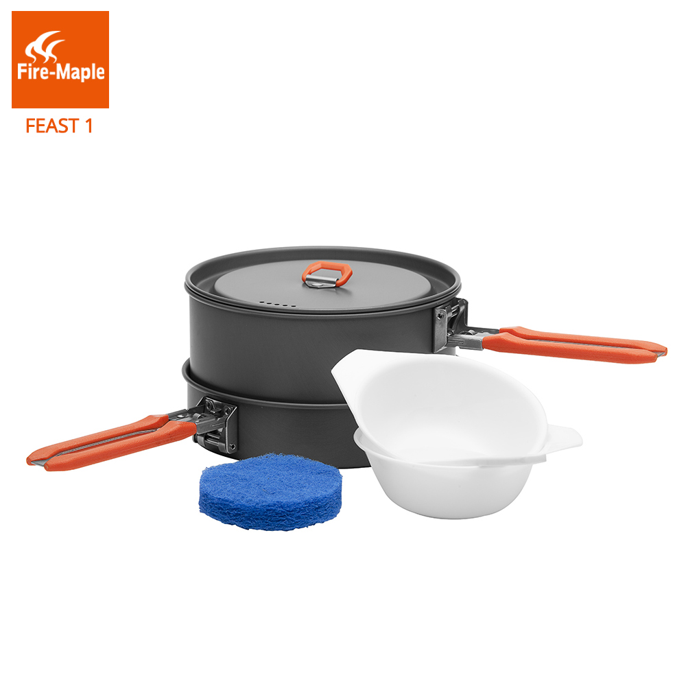 Camping Cooking Pot Set - Api Maple Pesta 1 Luar Ruangan