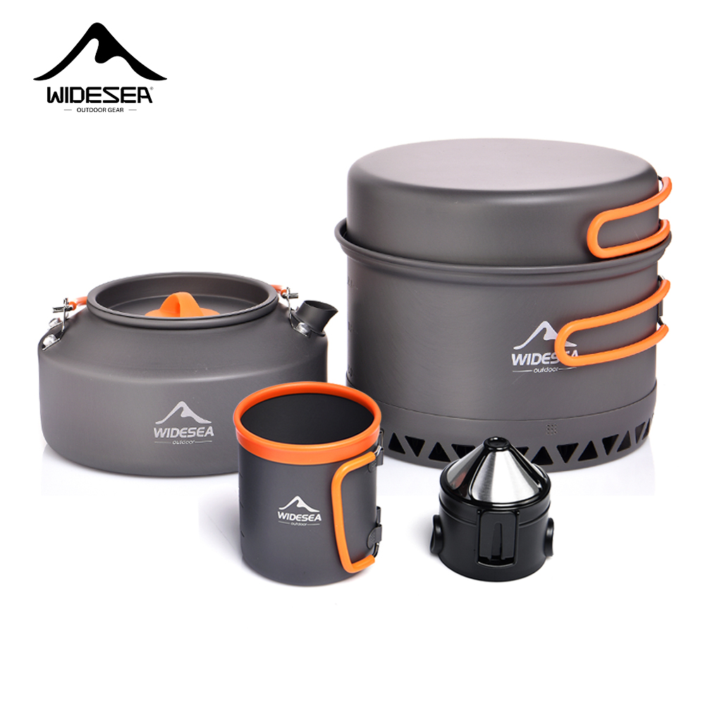 Camping Cooking Pot Set - Peralatan Makan Berkemah Set Peralatan Masak