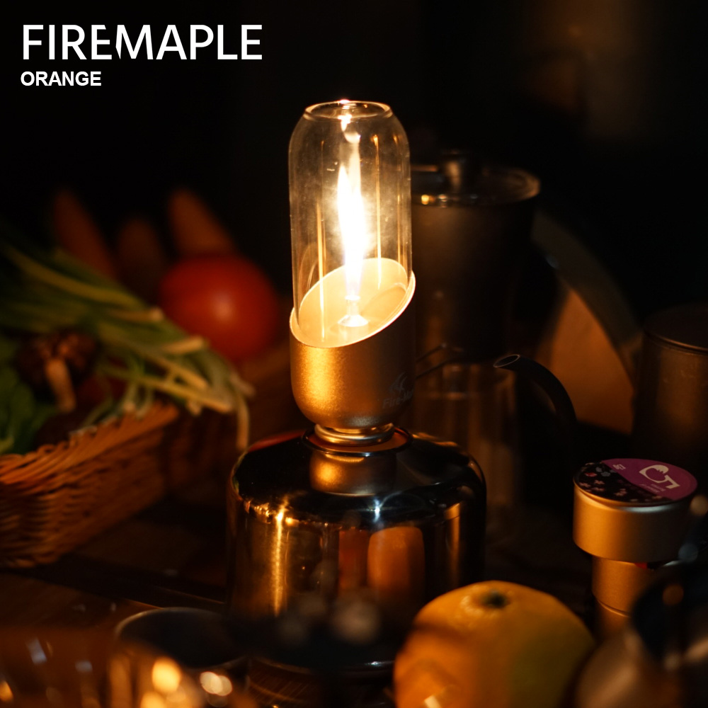 Camping Cooking Gazebo - Fire Maple oranye lentera Gas luar