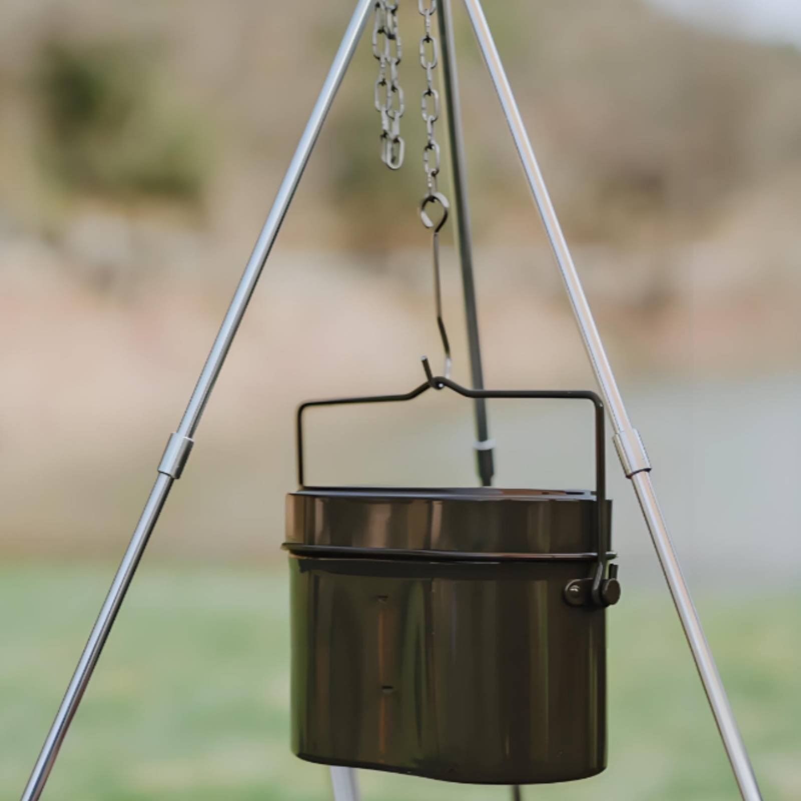 Camping Cooking Kit Box - Peralatan Masak Desain Jerman Multi-Fungsi 3