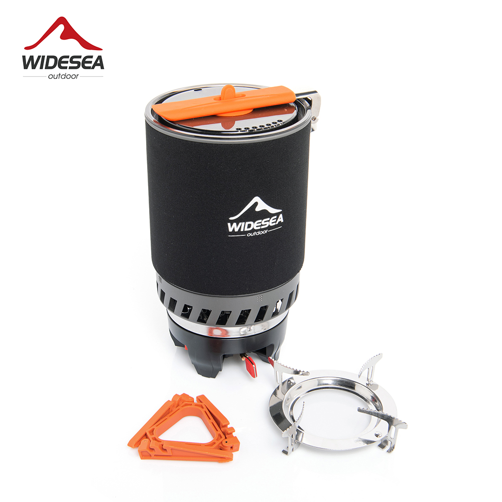 Camping Cooking Pot Set - Sistem Memasak Camping Widesea dengan Penukar