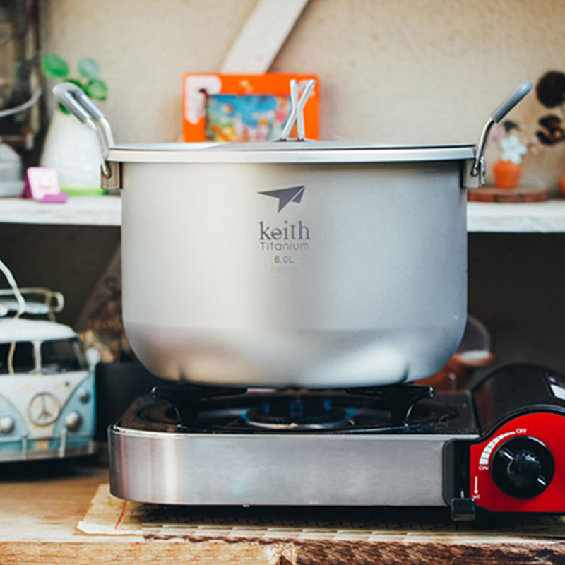 Camping Cooking Full Set - Keith Set alat masak berkemah 6l,