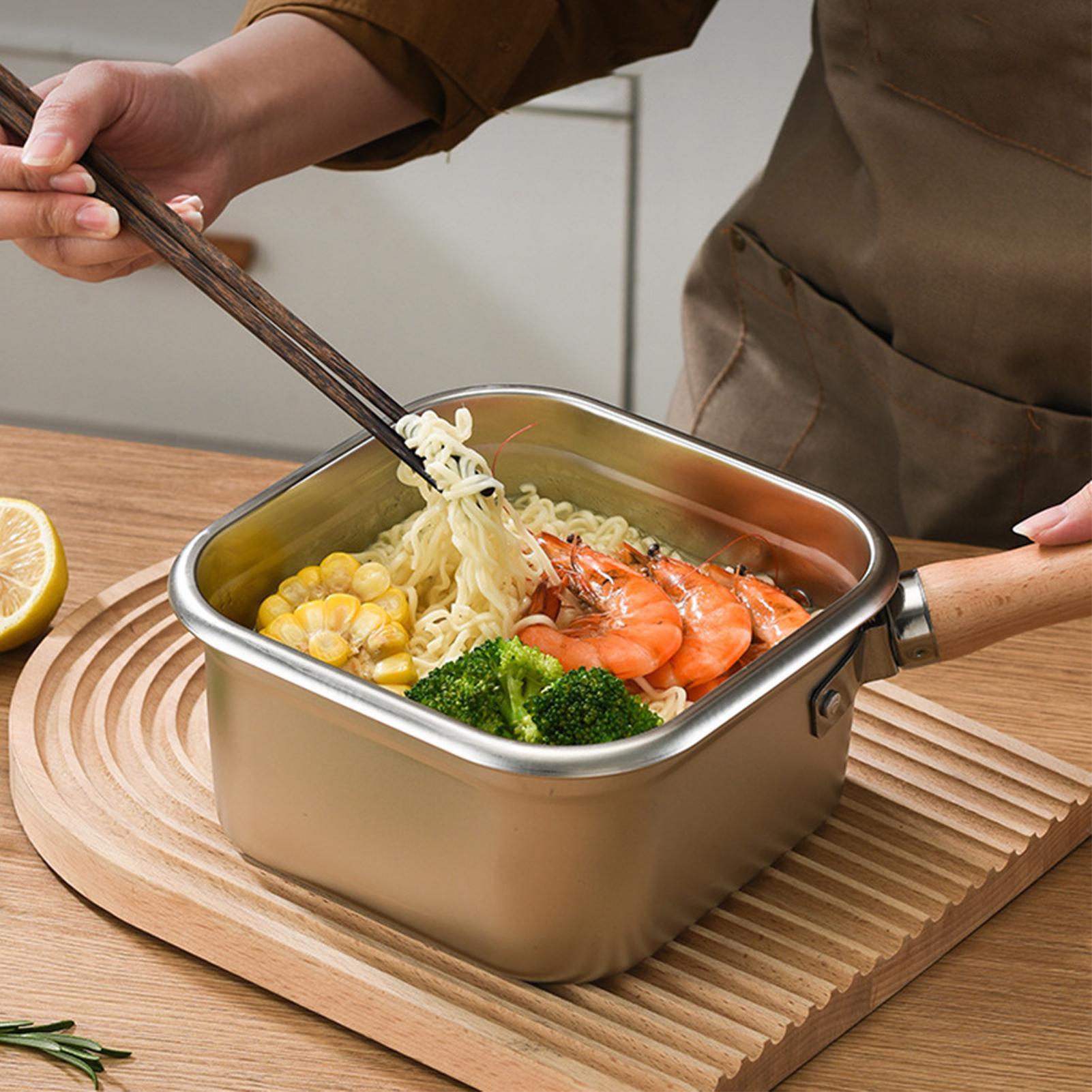 Camping Cooking Set Large - Set Panci Penggorengan Persegi untuk Berkemah,