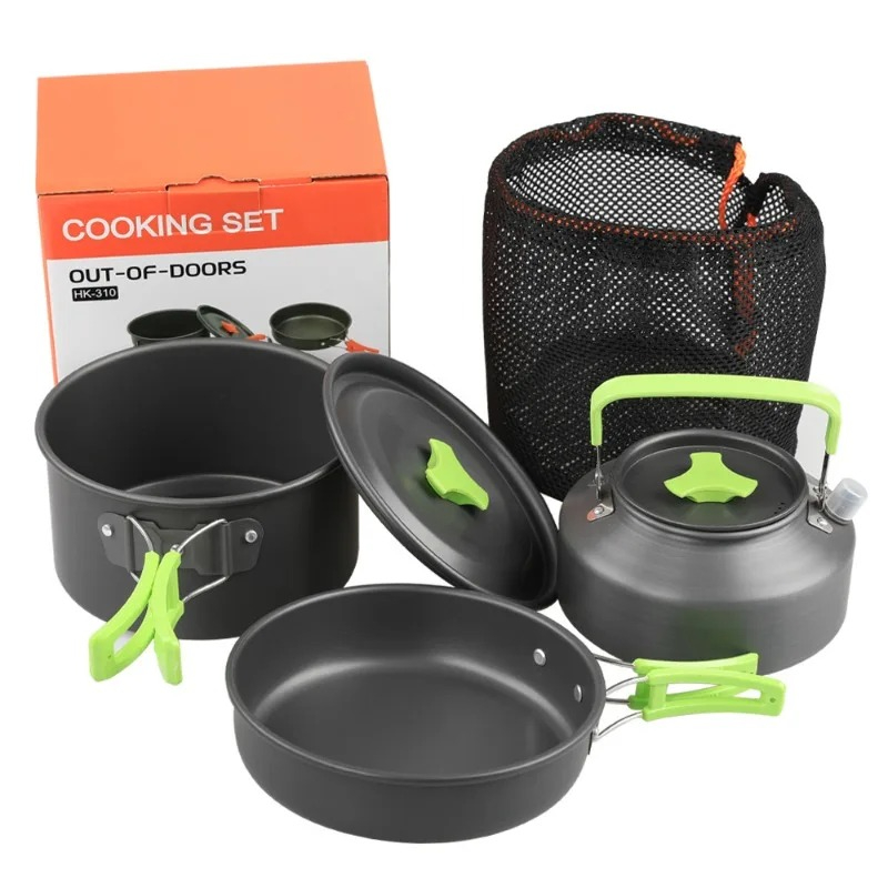 Camping Cooking Rack - Set Peralatan Memasak untuk Berkemah, Set
