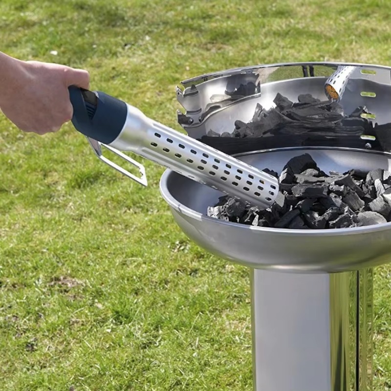 Charcoal Chimney Starter - Alat penerangan api, Kamado, asap BBQ,