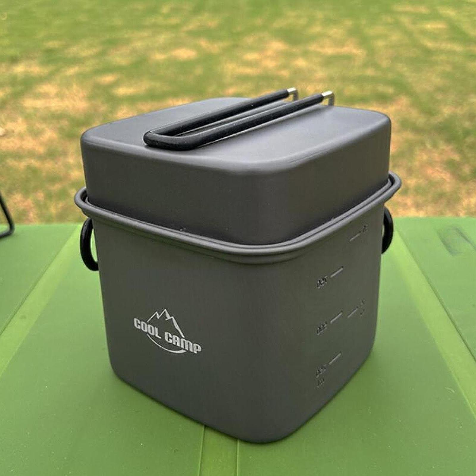 Camping Cooking Set Lightweight - Set Peralatan Masak Camping, Wajan, Perlengkapan