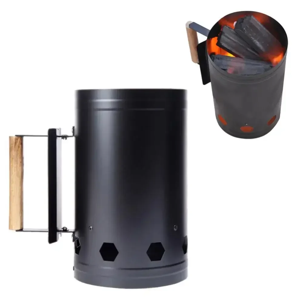 Charcoal Chimney Starter - Ember Pemantik Arang, Silinder Pengapian Arang