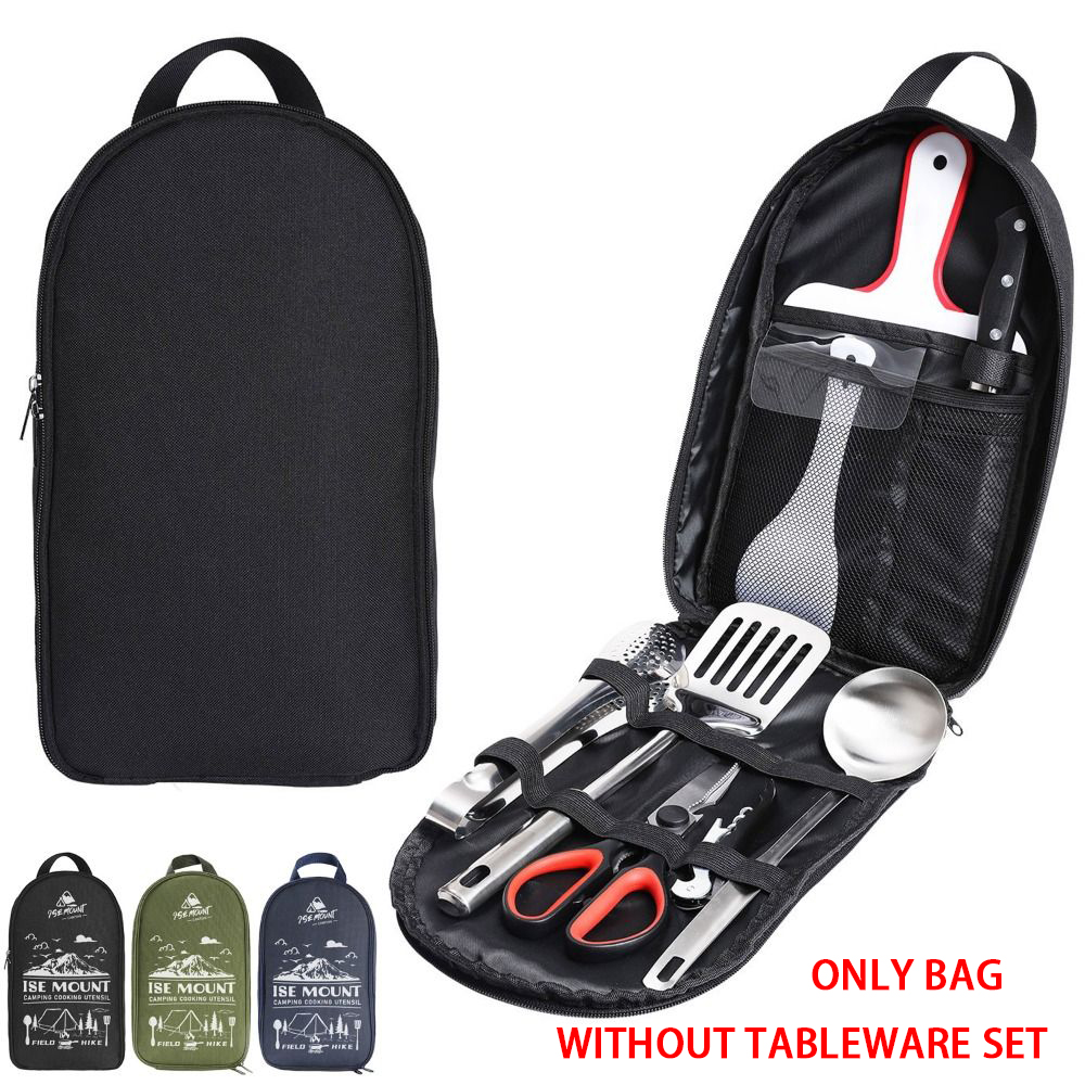 Camping Cooking Rack - 2024 Set Peralatan Piknik Tas Penyimpanan