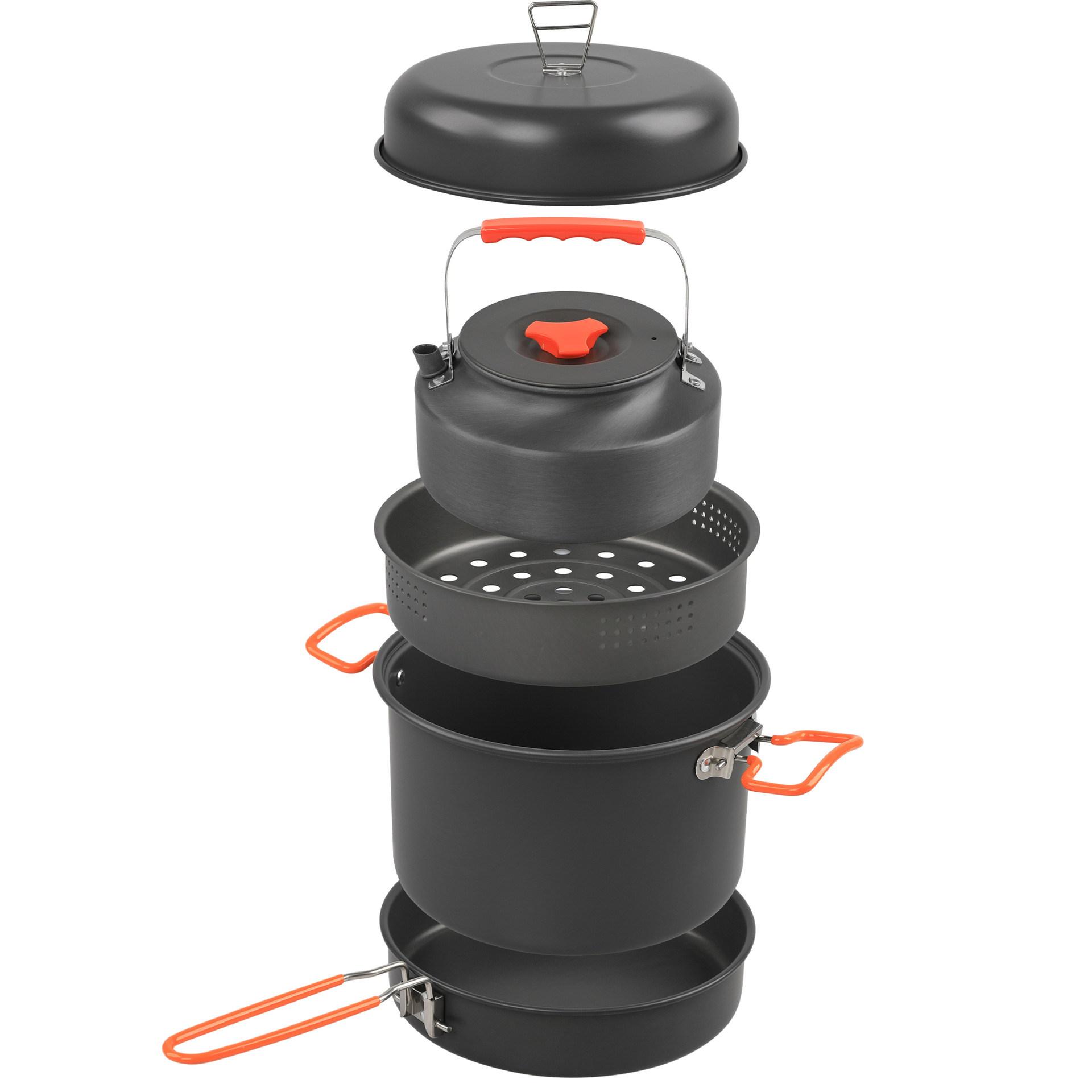 Camping Cooking Pot Set - Panci masak luar ruangan, peralatan masak