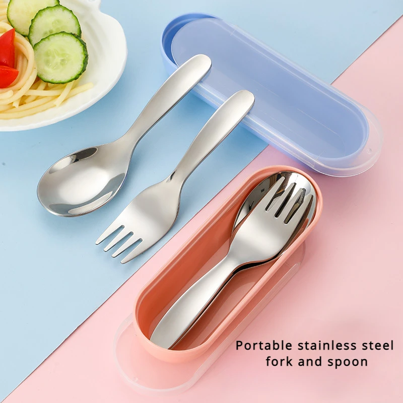 Camping Cooking And Eating Set - Peralatan makan sendok garpu portabel, 2