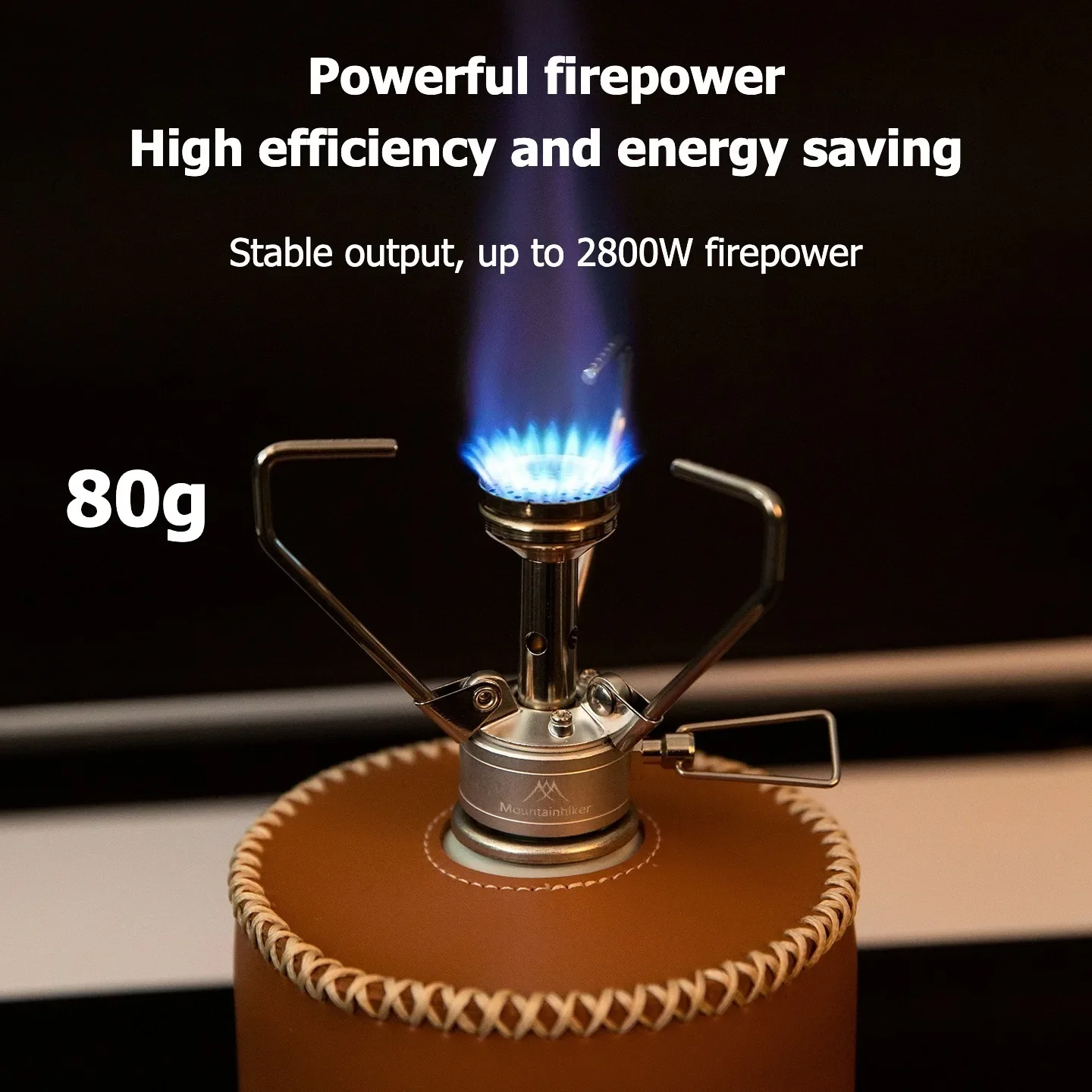 Camping Cooking Burner - Mountainhiker Ultralight 304 stainless steel Kompor
