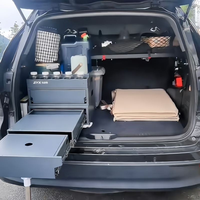 Camping Cooking Rack - Kotak Penyimpanan Dapur Camping Overland, Kotak