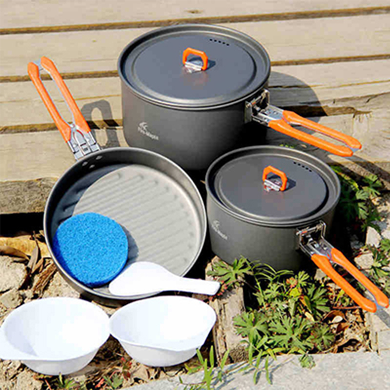Camping Cooking Set Large - Fire Maple Set memasak panci penggorengan
