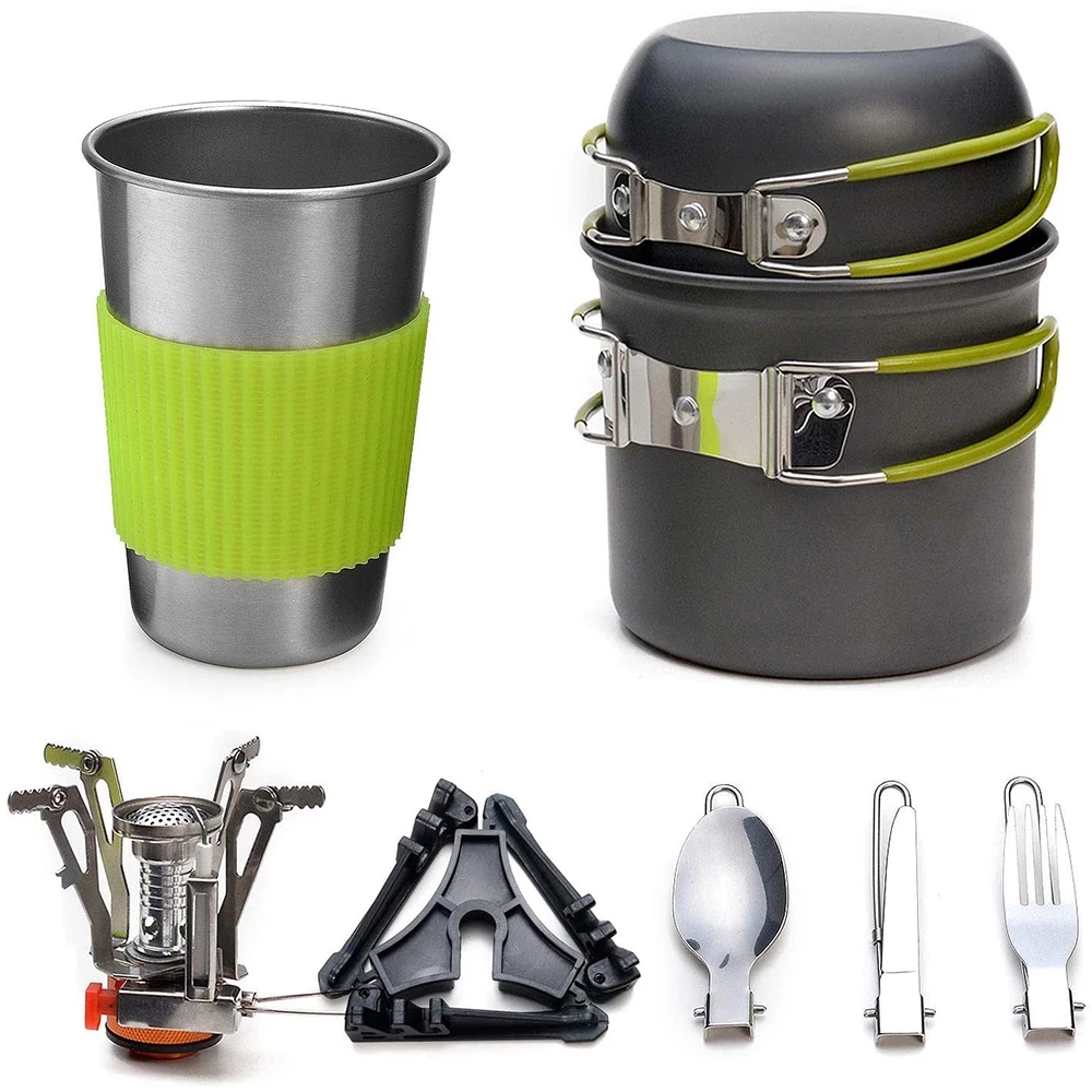 Camping Cooking Rack - Kit Peralatan Masak Berkemah dengan Kompor