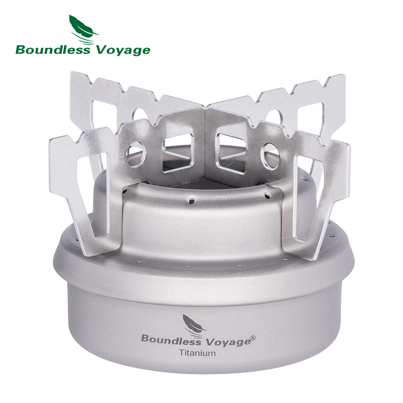 Camping Cooking Burner - Kompor alkohol Mini pembakar Jiwa Titanium