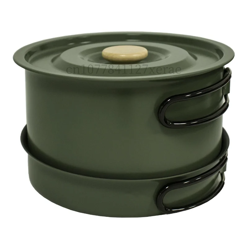 4 Buah Set Panci Luar Ruangan  - Camping Cooking Set Large ulasan dan harga