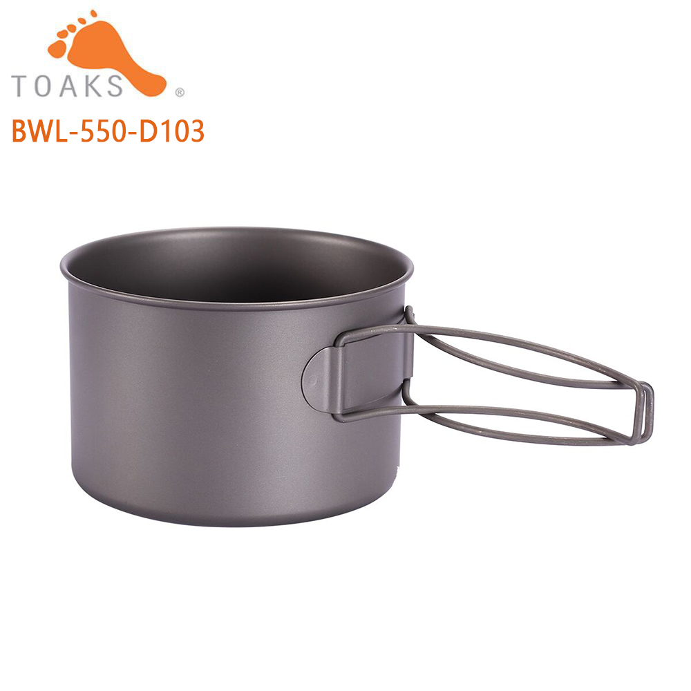 TOAKS BWL-550 Berkemah Titaniu - Camping Cooking Set Lightweight ulasan dan harga