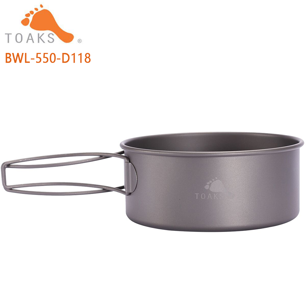 TOAKS BWL-550 Berkemah Titaniu - Camping Cooking Set Lightweight ulasan dan harga