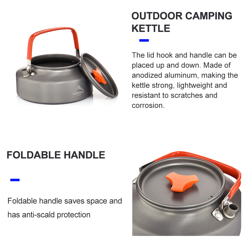 Villiea 1, 1L 2 L1, 5L Ketel A - Camping Cooking Pot Set ulasan dan harga