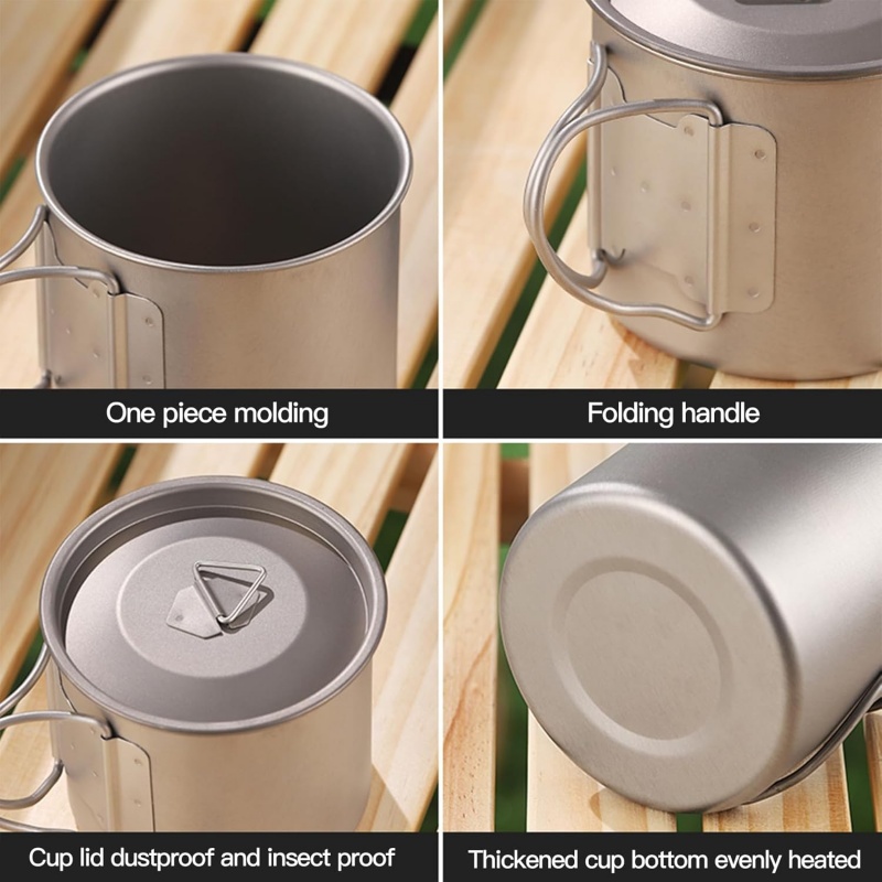 Mug Camping Titanium dengan Ga - Camping Cooking Set Lightweight ulasan dan harga