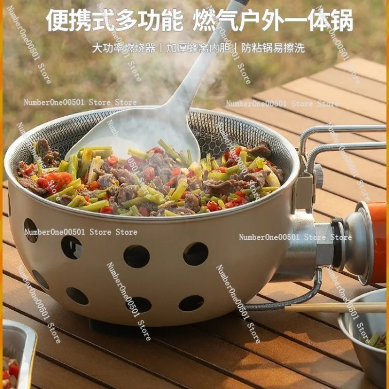 Panci Masak Portabel Outdoor A - Camping Cooking All In One ulasan dan harga