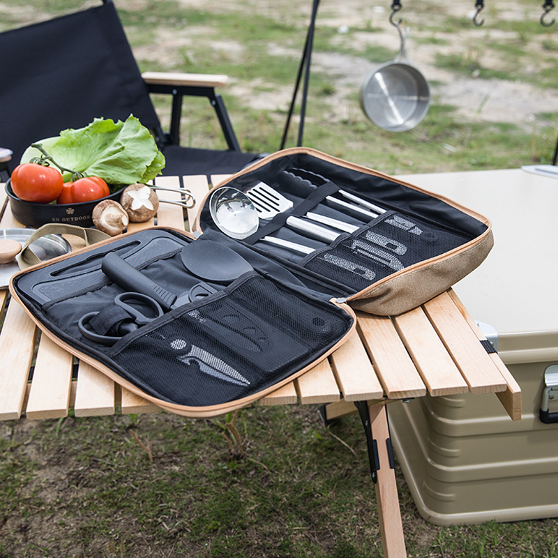 8 Buah Set Peralatan Masak Dap - Camping Cooking Rack ulasan dan harga