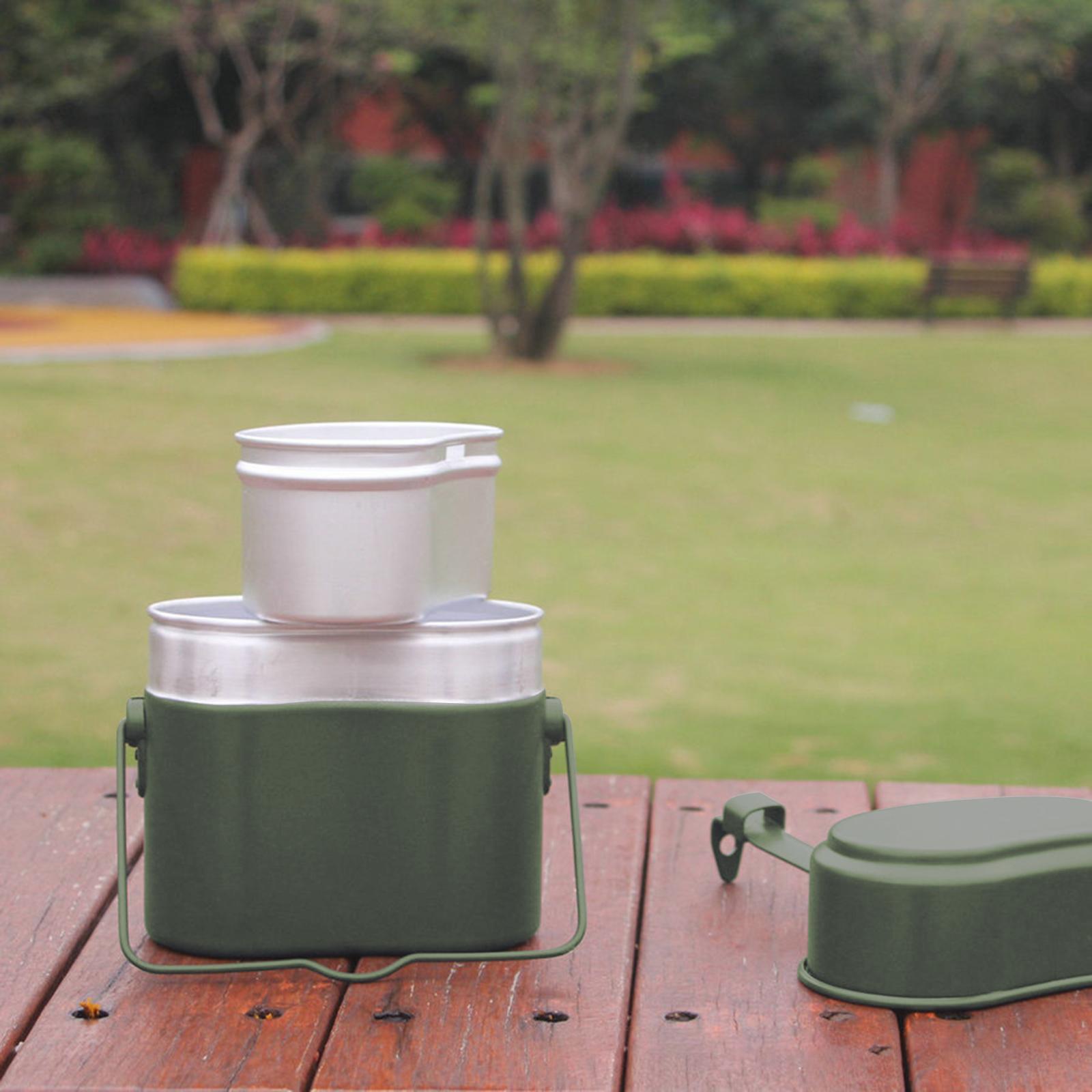 3 Buah/Set Kotak Makan Siang P - Camping Cooking Kit Box ulasan dan harga