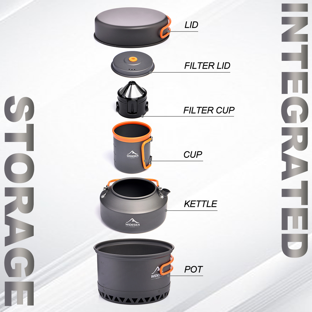 Peralatan Makan Berkemah Set P - Camping Cooking Pot Set ulasan dan harga