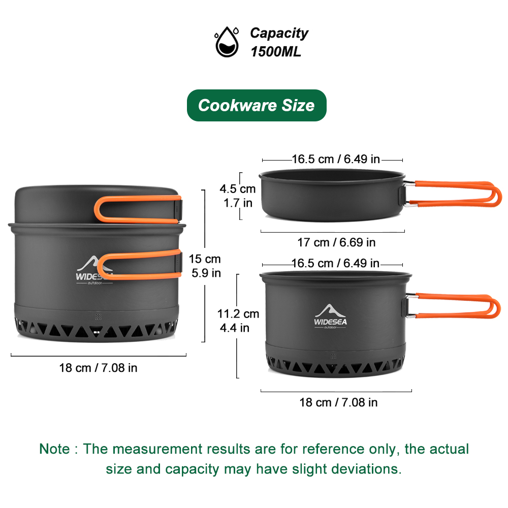 Peralatan Makan Berkemah Set P - Camping Cooking Pot Set ulasan dan harga