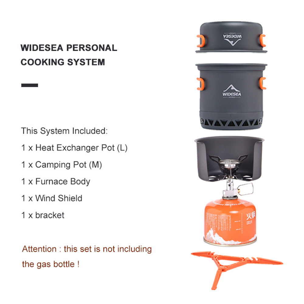Set Kompor Camping Portabel Wi - Camping Cooking All In One ulasan dan harga