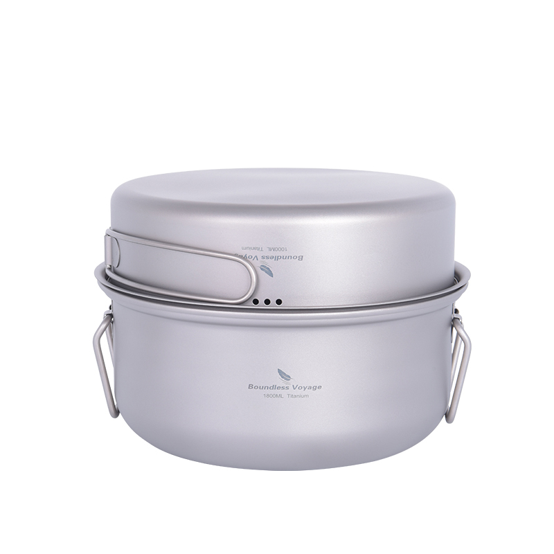 Set Peralatan Masak Titanium B - Camping Cooking Pot Set ulasan dan harga