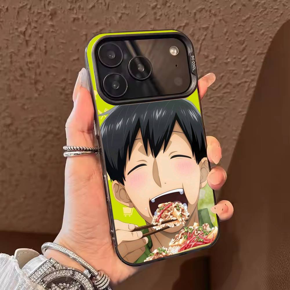 Casing HP Warna Silver Bertema - Campfire Cooking In Another World ulasan dan harga
