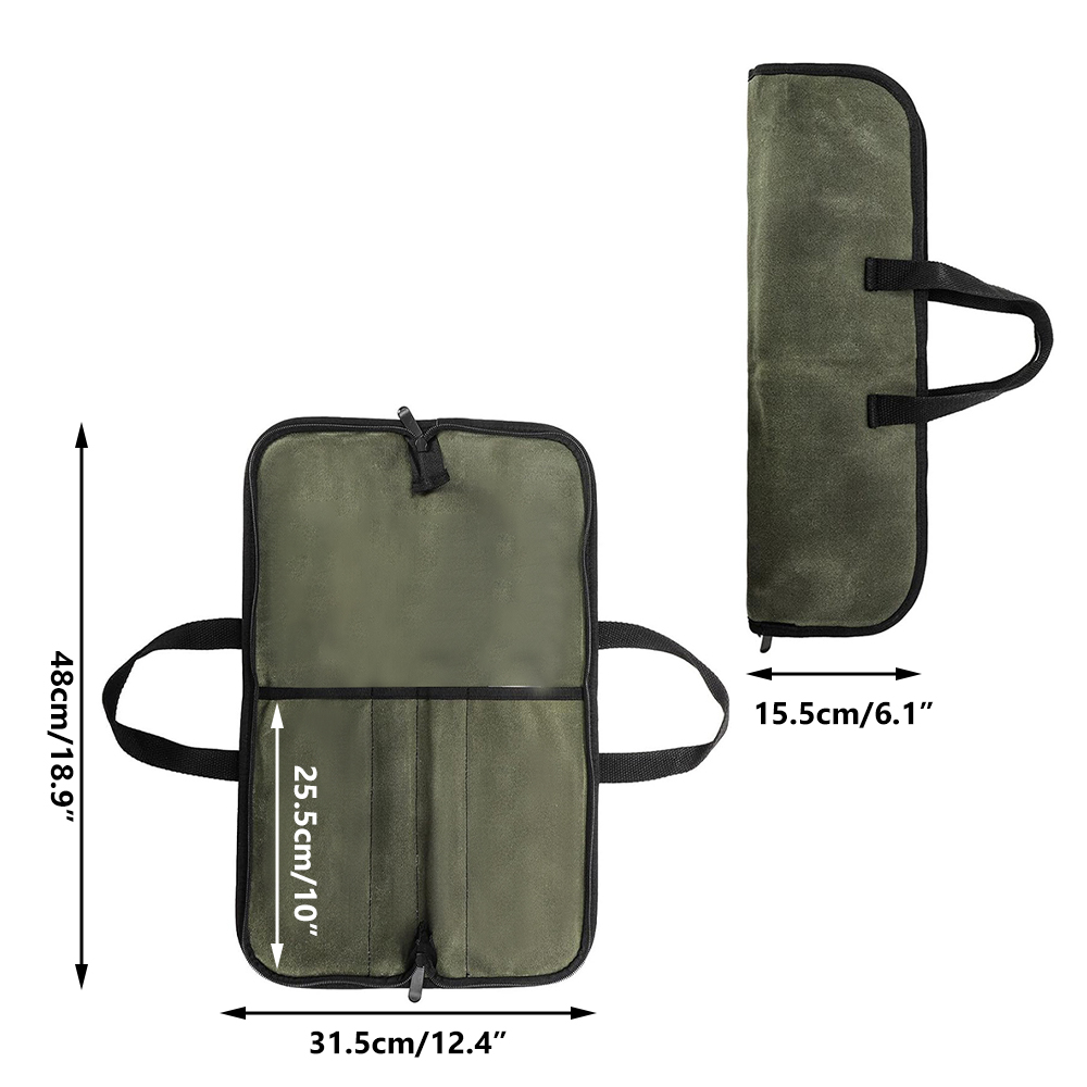 Tas Gulung Pisau Kanvas Berlap - Camping Cooking Rack ulasan dan harga