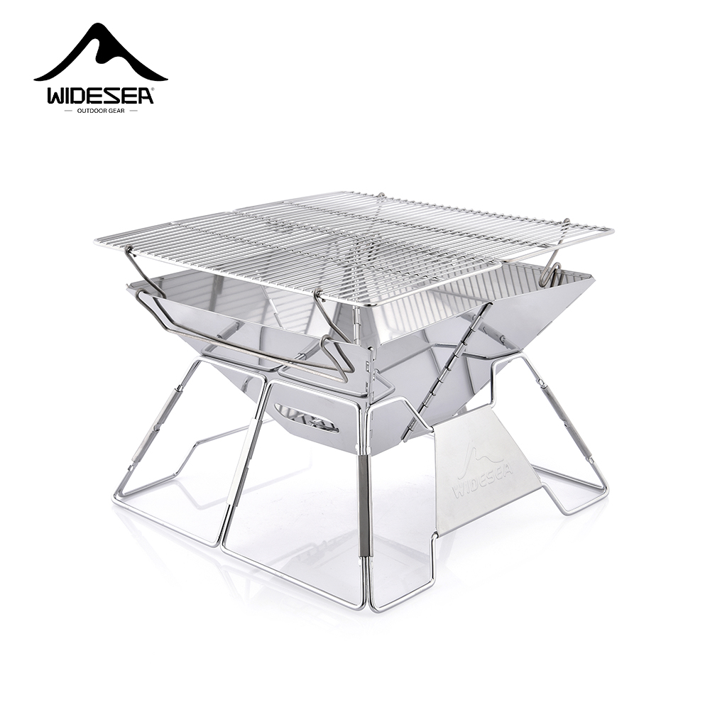 Widesea Panggangan Berkemah Pe - Camping Cooking Fire ulasan dan harga