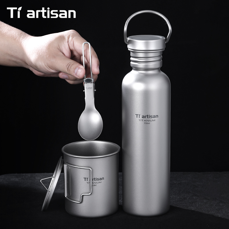 Peralatan Masak Titanium Tiart - Camping Cooking Set Lightweight ulasan dan harga
