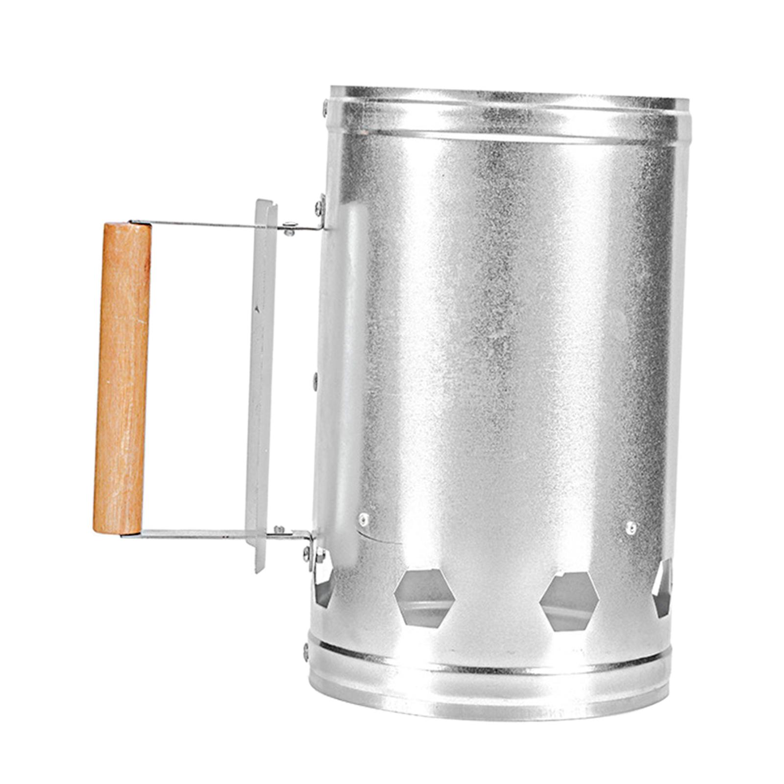 Pemantik BBQ Baja Bentuk Tong  - Charcoal Chimney Starter ulasan dan harga