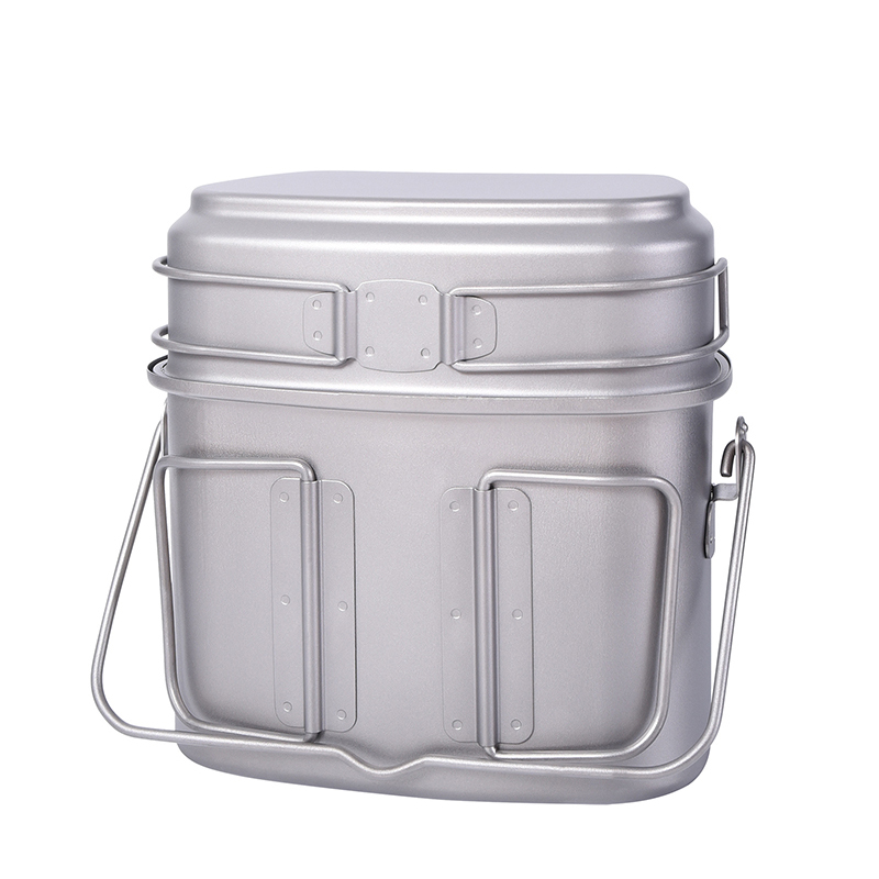 Kit Peralatan Masak Titanium,  - Camping Cooking Kit Box ulasan dan harga