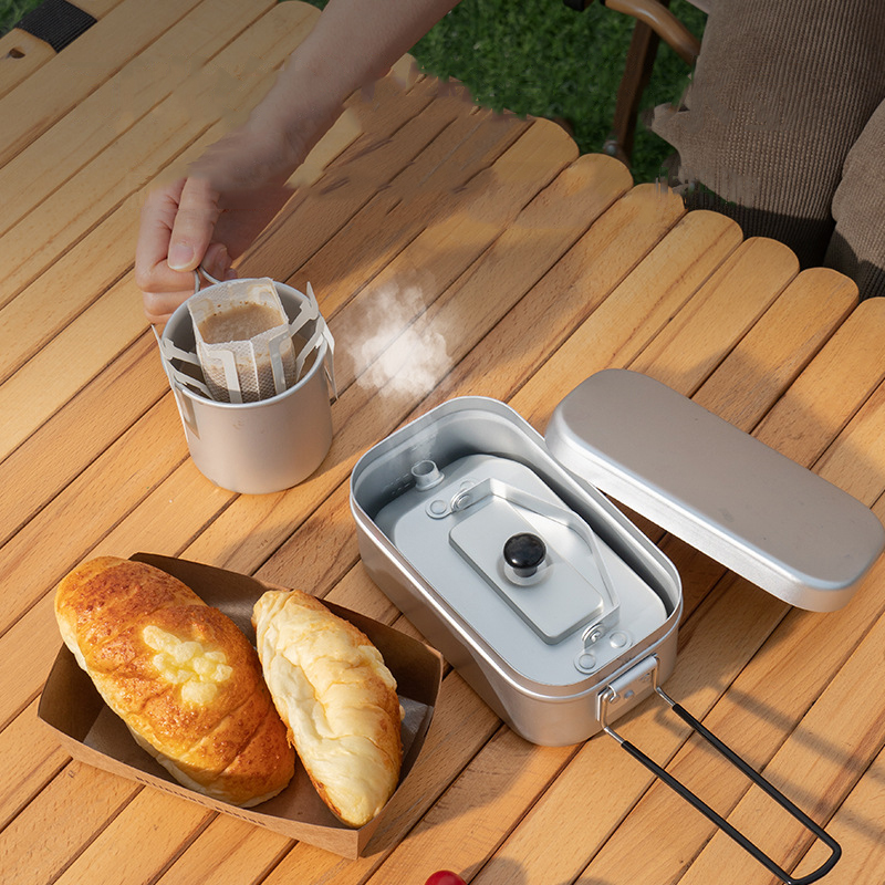 Ketel dapur ultra ringan porta - Camping Cooking Pot Set ulasan dan harga