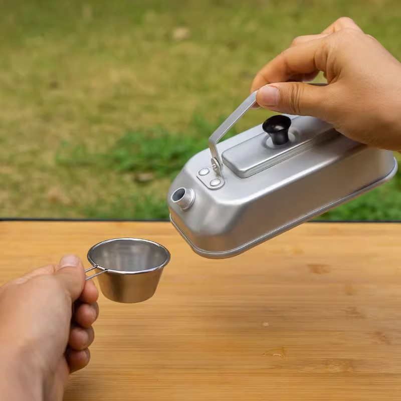 Ketel dapur ultra ringan porta - Camping Cooking Pot Set ulasan dan harga
