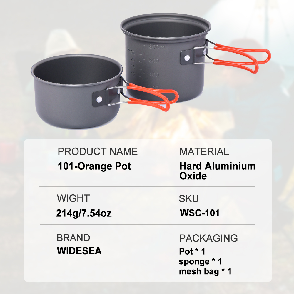 Widesea Berkemah Peralatan Mak - Camping Cooking And Eating Set ulasan dan harga