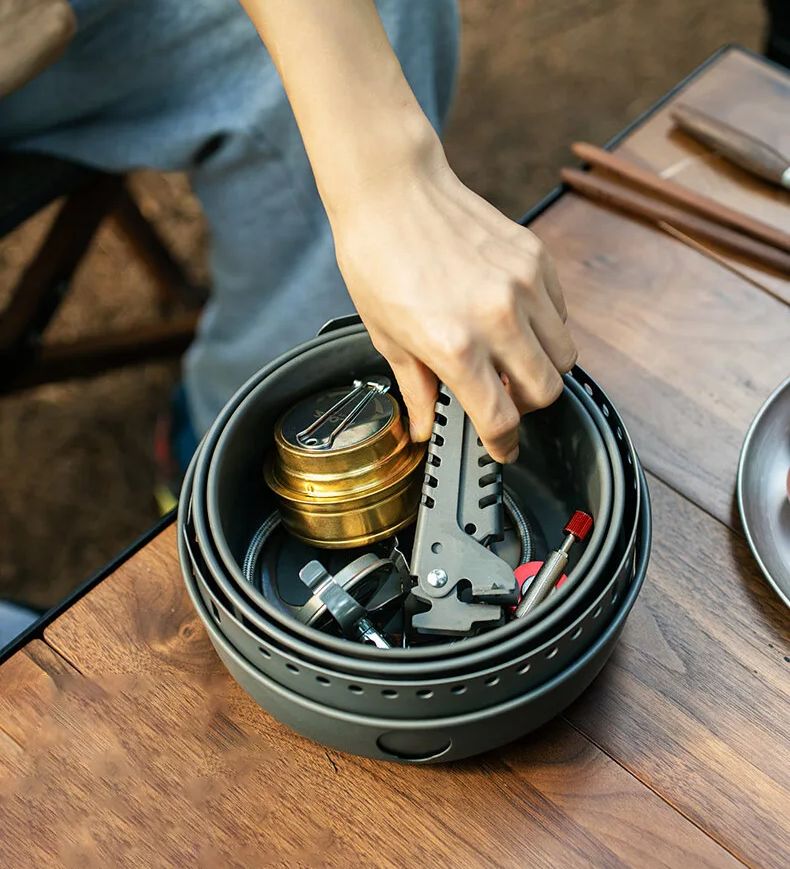 Kompor Gas Berkemah Kompor Alk - Camping Cooking Full Set ulasan dan harga