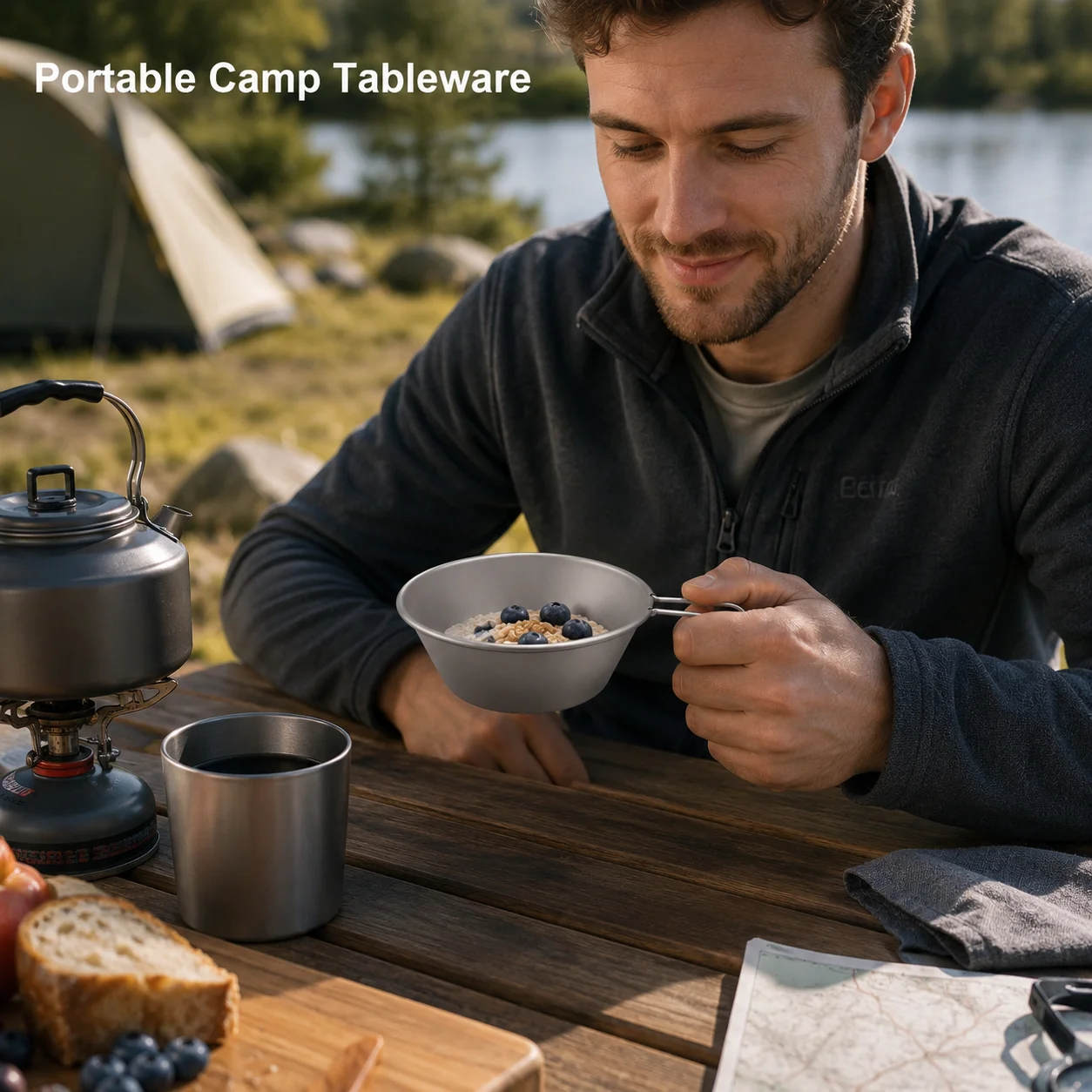 Mangkuk Titanium Sierra Ringan - Camping Cooking Set Lightweight ulasan dan harga