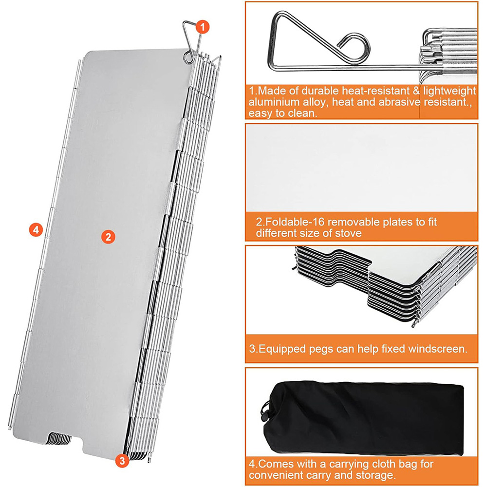 Pelindung Angin Kompor Lipat R - Camping Cooking Set Lightweight ulasan dan harga