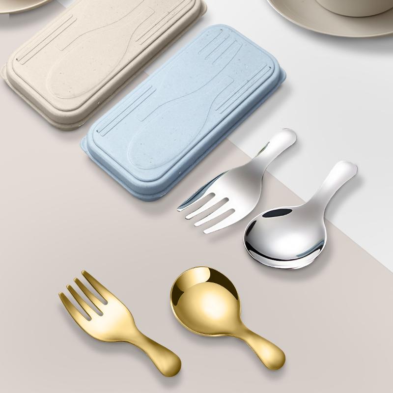 Sendok Garpu Portabel Baja Tah - Camping Cooking And Eating Set ulasan dan harga