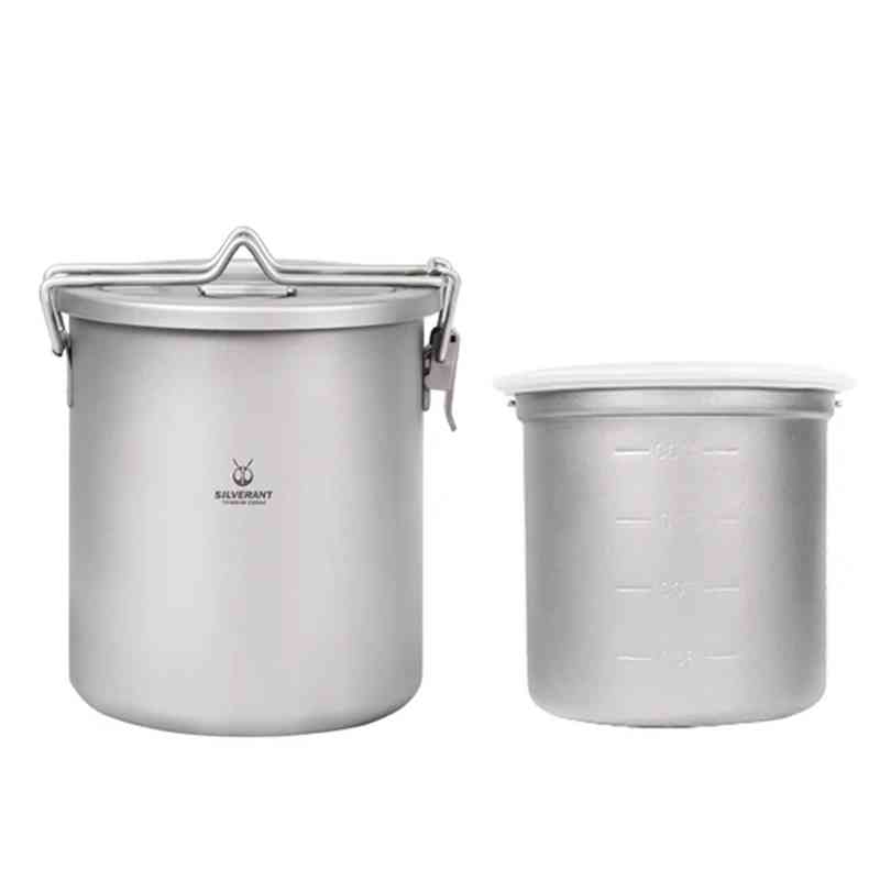 Silverant Panci Titanium Berke - Camping Cooking Fire ulasan dan harga