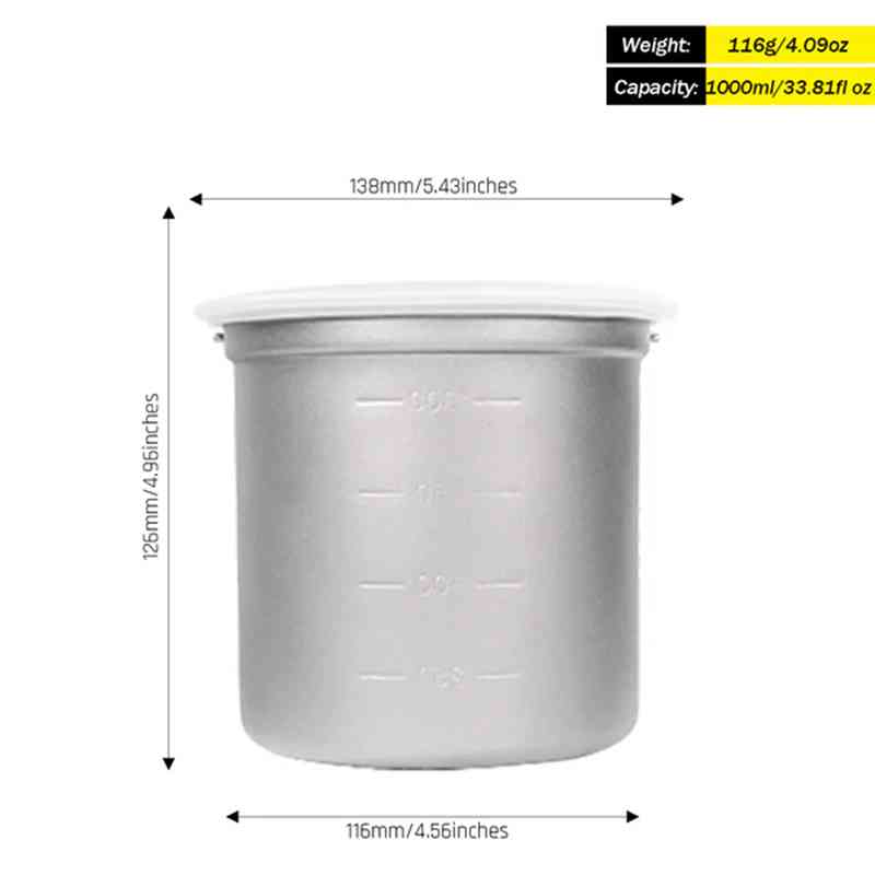 Silverant Panci Titanium Berke - Camping Cooking Fire ulasan dan harga