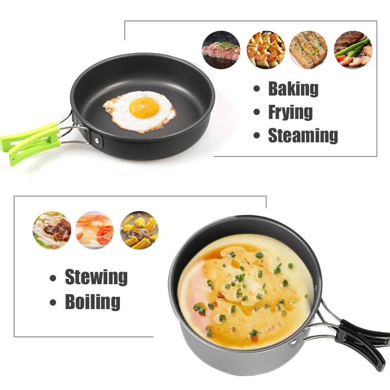 WESTTUNE Peralatan Masak Berke - Camping Cooking Pot Set ulasan dan harga